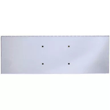 10.25 X 29.5 Inch Stainless Steel Single License Plate Hanger For Kenworth W900L & W900B