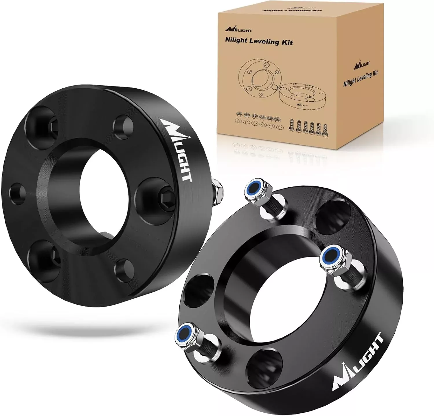 2.5 Inch Leveling Kit for 2004-2023 F150 2WD 4WD 2012 2013 2014 2015 2016 2017 2018 2019 2020 2021 2022 2023/2003-2018 Expedition/2005-2008 Lincoln Mark Front Raise Suspension Strut Spacers