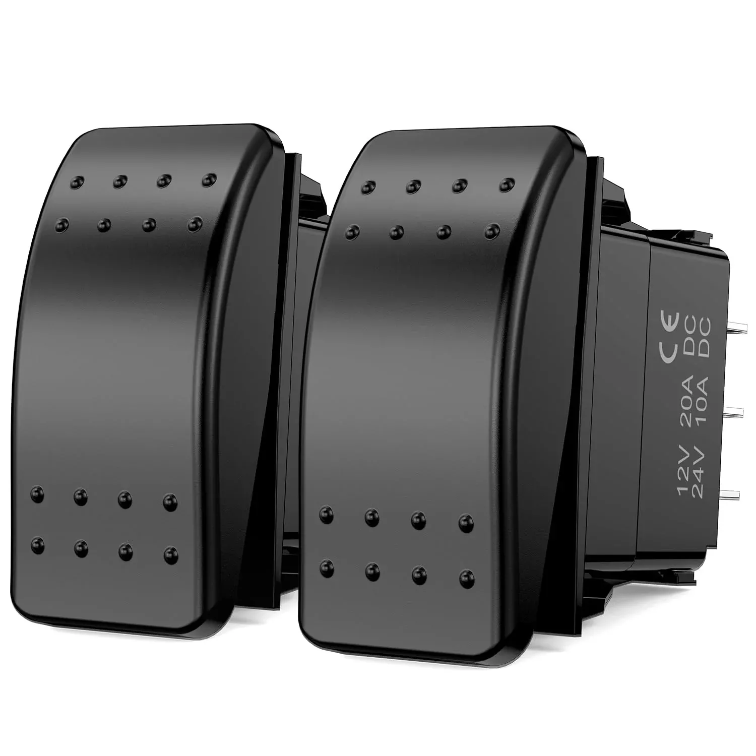 3 Way Switch On Off Toggle Rocker Control a Single Load from Two Separate Locations 12V 24V Waterproof 3-Way Switches for RV Camper Can-Am ATVs UTVs Cars Trucks