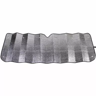 Accordion-Fold Polyethylene Bubble Reflective Thermal Windshield Sunshade For Freightliner