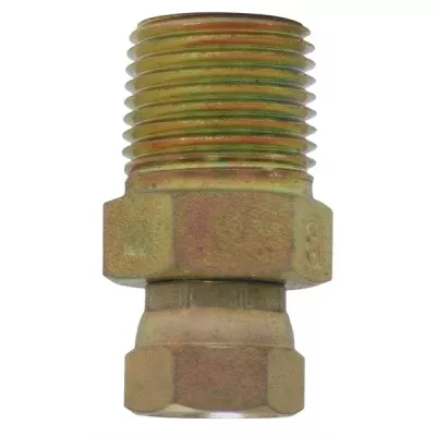 American Lube Equipment 1/2"(M) x 1/4"(F) Straight Union Adapter TIM-1404-84
