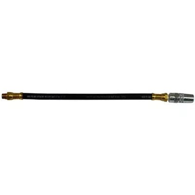 American Lube Equipment 12" Whip Hose Assembly with Standard Diameter Coupler, 1/8" NPT (M) TIM-4342