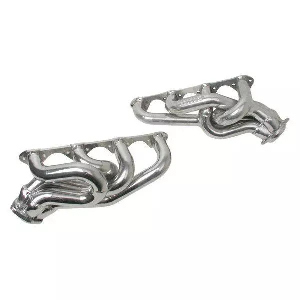 BBK Performance 15290 - 1-5/8" Shorty Tuned-Length Headers (Silver Ceramic Coated)