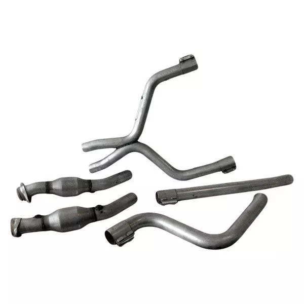 BBK Performance 4011 - Dual Exhaust Conversion X-Pipe With Converters
