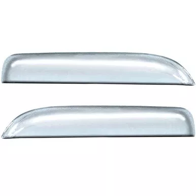 Belmor Chrome Door Chops Top Side Window Deflectors For Freightliner Cascadia 113 & 125