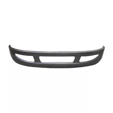 BESTfit 14 Inch Painted Silver Bumper W/ Factory Style Ends, Mounting Bolts, Tow & Center Vent Holes For International