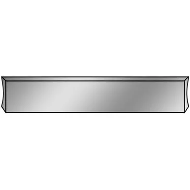 BESTfit Chrome 18 Inch Raptor X8 Bumper, 10 Gauge W/ Squared Ends & Mounting Plates For Peterbilt 352, 359