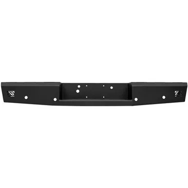 Black Powder-Coat Rear Bumper W/ Backup Sensor Holes For Ford F250-F350 2017-Current
