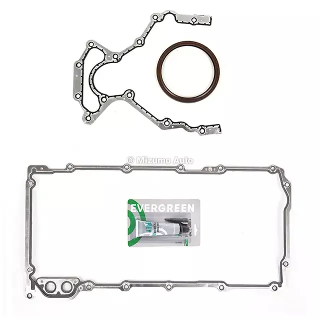 Engine Rear Main Seal & Oil Pan Gasket For CHEVY GMC 4.8 5.3 6.0 6.2L V8 OHV