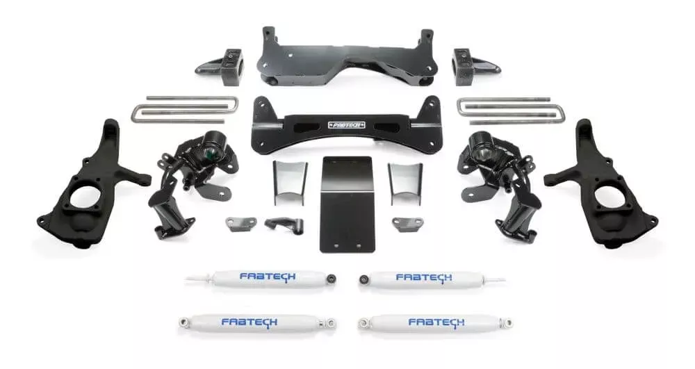Fabtech K1051 - Lift Kit-Suspension W/Shock (Lift Height 6")
