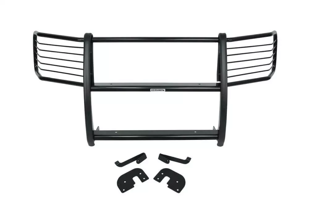 Go Rhino 3155MB - 3000 Series StepGuard Grille Guard & Brush Guards - Grille Guard - Black powder coat (Mild steel)