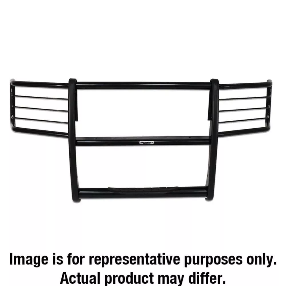 Go Rhino 3338MB - 3000 Series StepGuard Grille Guard & Brush Guards - Grille Guard - Black powder coat (Mild steel)