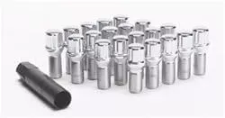 Gorilla 17125SD - Small Diameter Lug Bolts/Bolt Locks 12mm x 1.25 Thread Length: 1.1"/28mm (Set of 20)