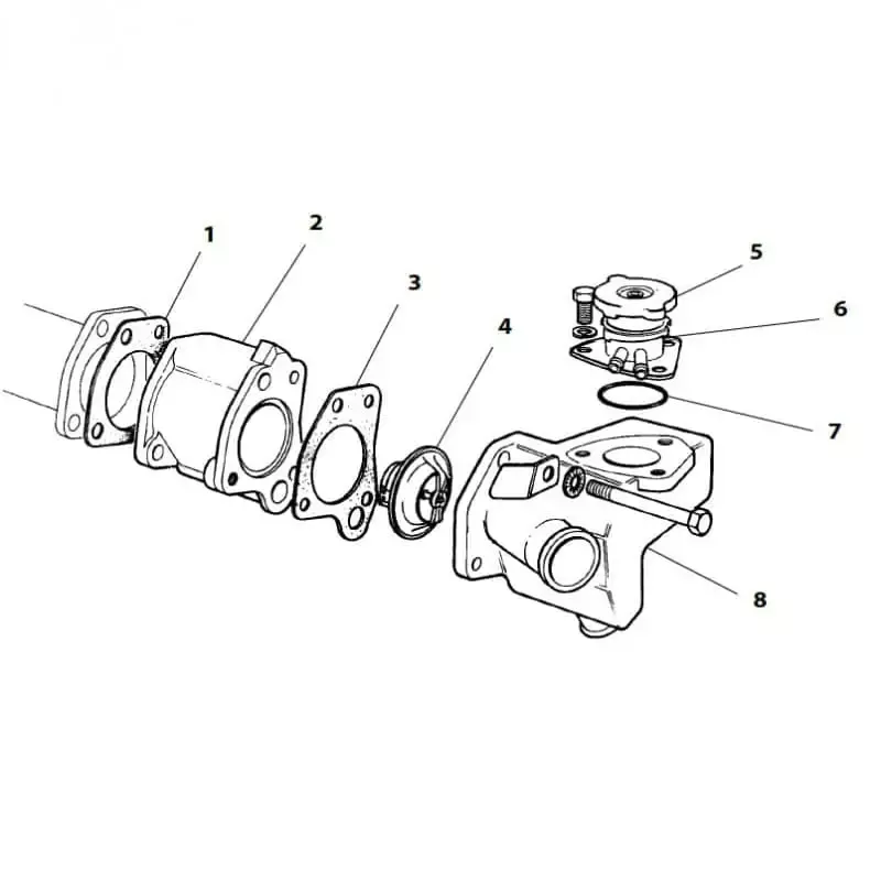 Header Tank, Vertical Style
