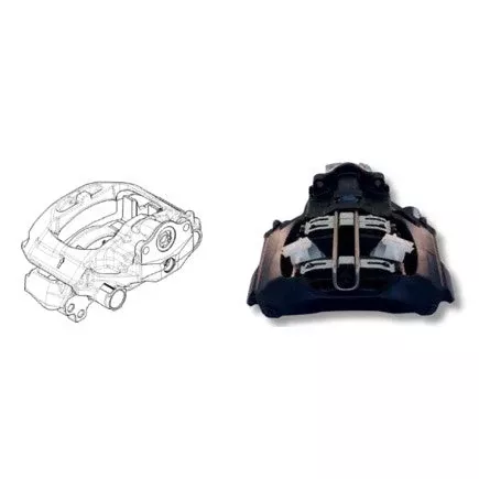 Hendrickson Maxx22t Caliper Assembly Left | S35973L