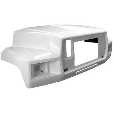Jones Performance Fiberglass Hood W/ 40 Inch Centerline & Fenders For Ford F600, F700, F800 Replaces E5HZ-16612A