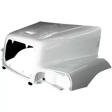Jones Performance Fiberglass Hood W/ 47 Inch Centerline & Fenders For Freightliner Century 112 Replaces OE A17-15421-000 A17-1
