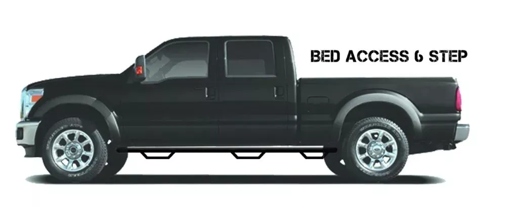 N-Fab C01100CC-6-TX - Nerf Step with Bed Access Step - Textured Black