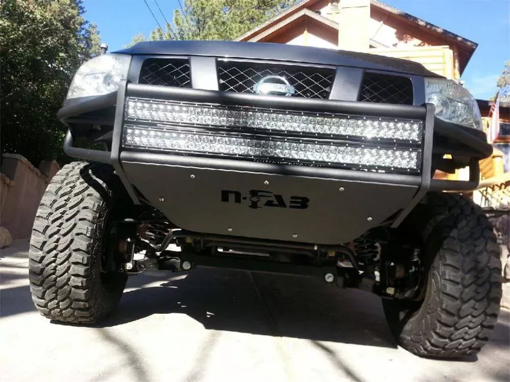 N-Fab N042LRSP - Replacement Front Bumper with Skid Plate