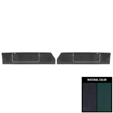 PUI Interiors 1986-1988 Chevrolet Monte Carlo Pre-Assembled Blue Front Door Panels - (86MDC03-P)