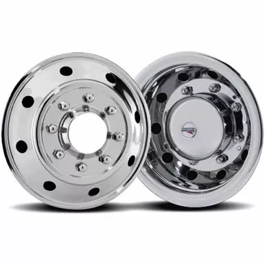 RealWheels 6 X 16 Inch American Road Series Open Center Simulator Kit For Ford F350 W/ 29223, 29746, 29889 Wheels