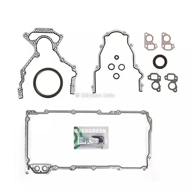 Rear Main Seal Oil Pan Gasket Timing Cover For CHEVY GMC 4.8 5.3 6.0 6.2L V8 OHV