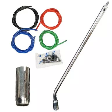 SS 1.25 X 30 Inch Single Bend Gear Shift Stick Kit For Peterbilt 389 & Glider