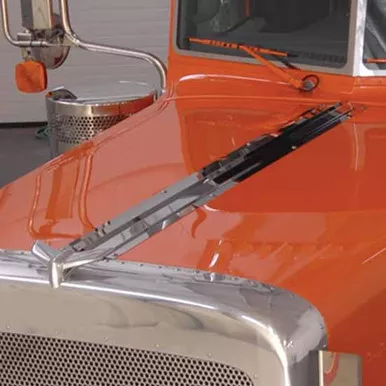 Stainless Steel Center Hood Trim For Peterbilt 389