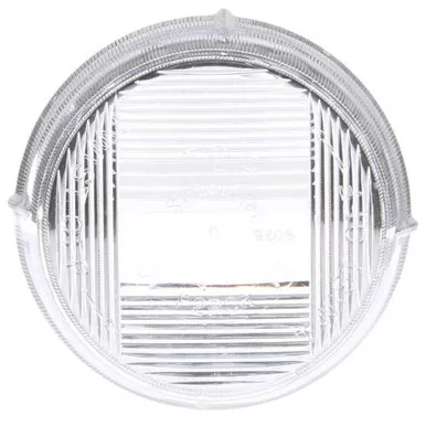 Truck-Lite 9076W - Signal-Stat Round Clear Polycarbonate Replacement Lens for Back-Up Lights (92WD), Snap-Fit